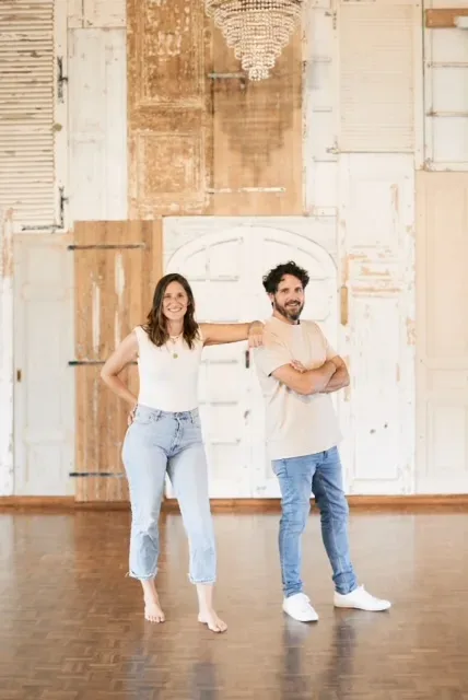 Nico et Anaïs, propriétaires du Domaine de La Ruade